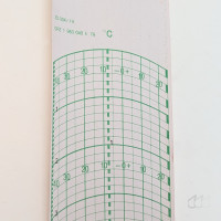 10 Rollen Schreiberpapier für Kirsch / Goerz Thermoscript 838014 G4091R Wachspapier -40°C...+25°C