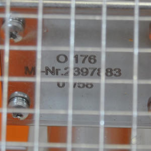 gebrauchter Injektorwagen Miele O176 Edelstahl Oberkorb