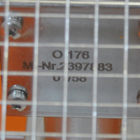 gebrauchter Injektorwagen Miele O176 Edelstahl Oberkorb