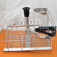 gebrauchter Injektorwagen Miele O176 Edelstahl Oberkorb