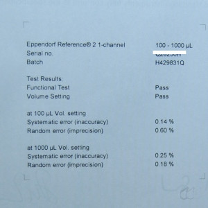 unbenutzte Kolbenhubpipette Eppendorf Reference 2  100-1000µL