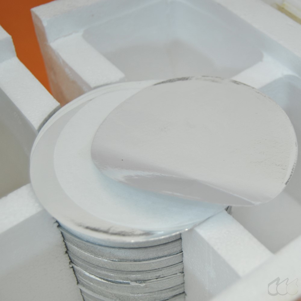 1000 x Alu-Bl&auml;tter rund 80 mm x 0,03 mm SERVA 90120