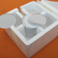 1000 x Alu-Blätter rund 80 mm x 0,03 mm SERVA 90120