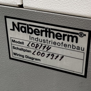 gebrauchter, programmierbarer Ofen Nabertherm L08/14E 8 Liter bis 1400°C