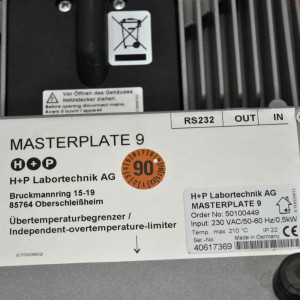 gebrauchter Magnetrührer H+P Masterplate 9 mit Heizung - 9 Rührstellen