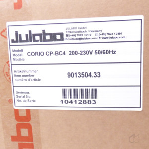 NEUER Umwälzthermostat JULABO CORIO CP-BC4  ±0,02°C  Wasserbad