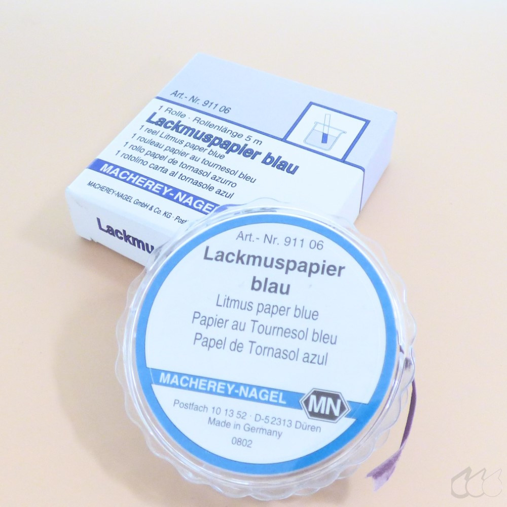 Indikatorpapier Lackmuspapier BLAU Macherey Nagel 91106,...