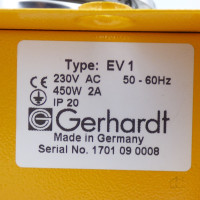 neuwertige Laborheizplatte Gerhardt EV1 bis 450°C  450 W