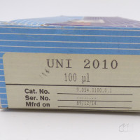 unbenutzte Kolbenhubpipette HTL Unipipette Uni 2010 100 µL Fixvolumen