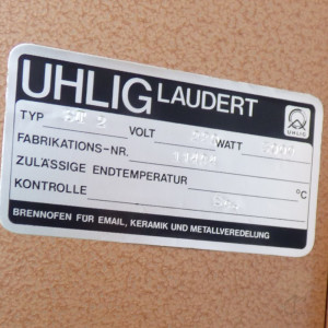 gebrauchter Tiegelofen Uhlig U17 bis 1000°C - tiptop