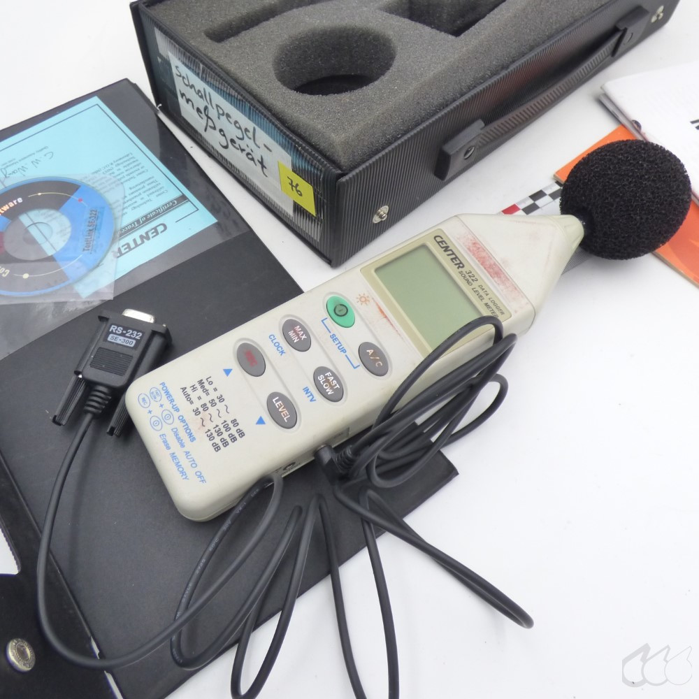 gebrauchter Schallpegelmesser SL-322 Data Logger