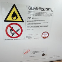 gebrauchter Chemikalienschrank, FWF90, asecos, Untertisch-Gefahrstoffschrank VBF5B110-S, 110 cm