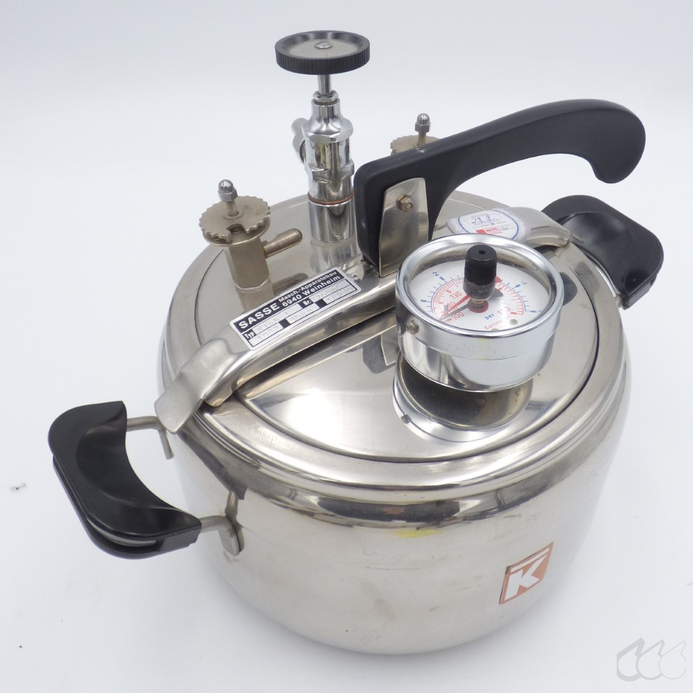 neuwertiger Laborautoklav Sasse KL-5-3 5 Liter 3 bar...