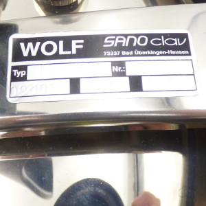 neuwertiger Laborautoklav Wolf Sanoclav KL-5-3 5 Liter 3 bar 142°C