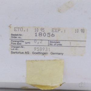 unbenutzt, ovp, unsteril Sartorius Sartolab P plus 18056 0,2 µm