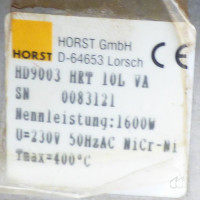 gebrauchte Gehäuse-Heizhaube HORST für 10 Liter Rundkolben HRT 10L HD9003 400°C