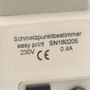 gebrauchtes Schmelzpunkt-Messgerät easy-print Vollautomat