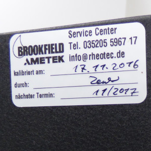 gebrauchtes Digital-Viskosimeter Brookfield LVDV-III Ultra