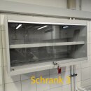 4 gebrauchte Labor-H&auml;ngeschr&auml;nke K&ouml;ttermann, Stahlblech zus. 420 cm