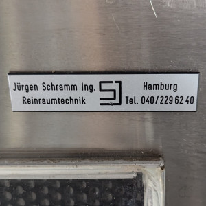 gebrauchte Sicherheitswerkbank Laminar Flow Tischgerät Produktschutz Jürgen Schramm H 1020