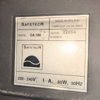 gebrauchter Sterilarbeitsplatz Safetech Cleansphere CA100 Tischgerät Produktschutz