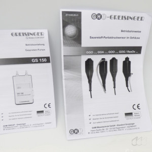 gebrauchtes mobiles Sauerstoffmessgerät Greisinger GMH 5695  mit O2-Sonde& Pumpe