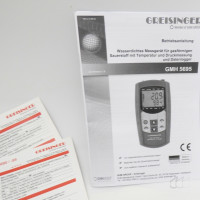 gebrauchtes mobiles Sauerstoffmessgerät Greisinger GMH 5695  mit O2-Sonde& Pumpe