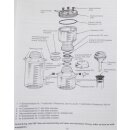 unbenutztes Filtrationsgerät nalgene 300-4050 Filterhalter mit Trichter  500 mL