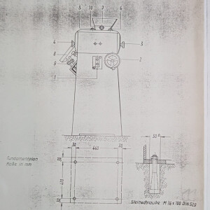 gebrauchte Salbenmühle Dreiwalzenstuhl Erweka SMW/P