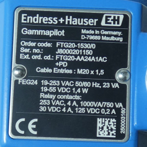 gebrauchter Messumformer radiometrische Grenzstanddetektion Endress+Hauser Gammapilot FTG20