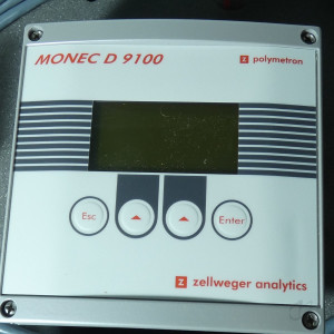 gebrauchter Messumformer mit O2-Sonde Zellweger Analytics Monec 9100-9185
