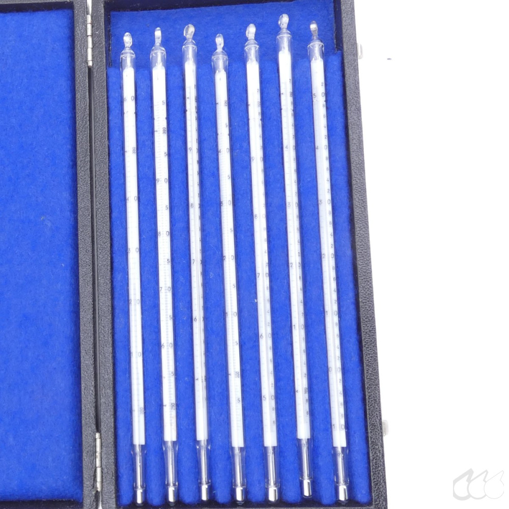 gebrauchter Thermometersatz aus Apotheke,...