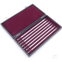 gebrauchter Thermometersatz aus Apotheke, eichfähig, Anschützthermometer 0...360°C (03)