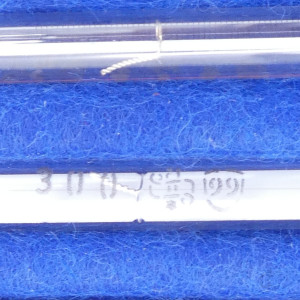 gebrauchter Thermometersatz aus Apotheke, eichfähig, Anschützthermometer 0...360°C (04)