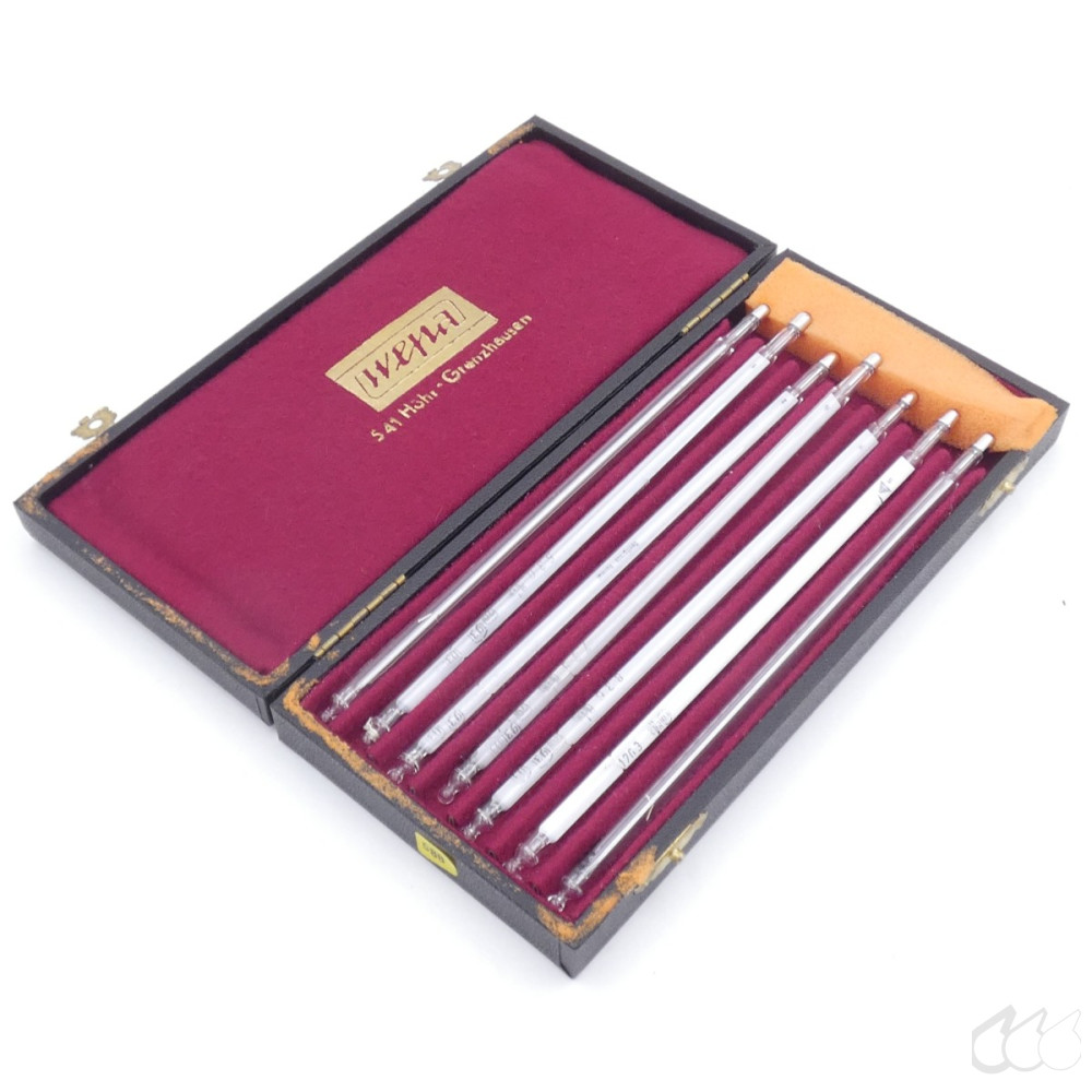 gebrauchter Thermometersatz aus Apotheke,...