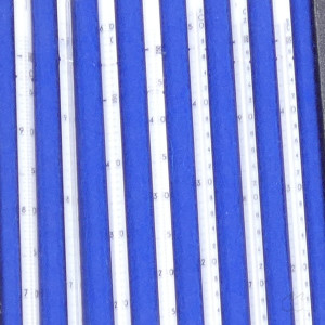gebrauchter Thermometersatz aus Apotheke, eichfähig, Anschützthermometer 0...360°C (07)