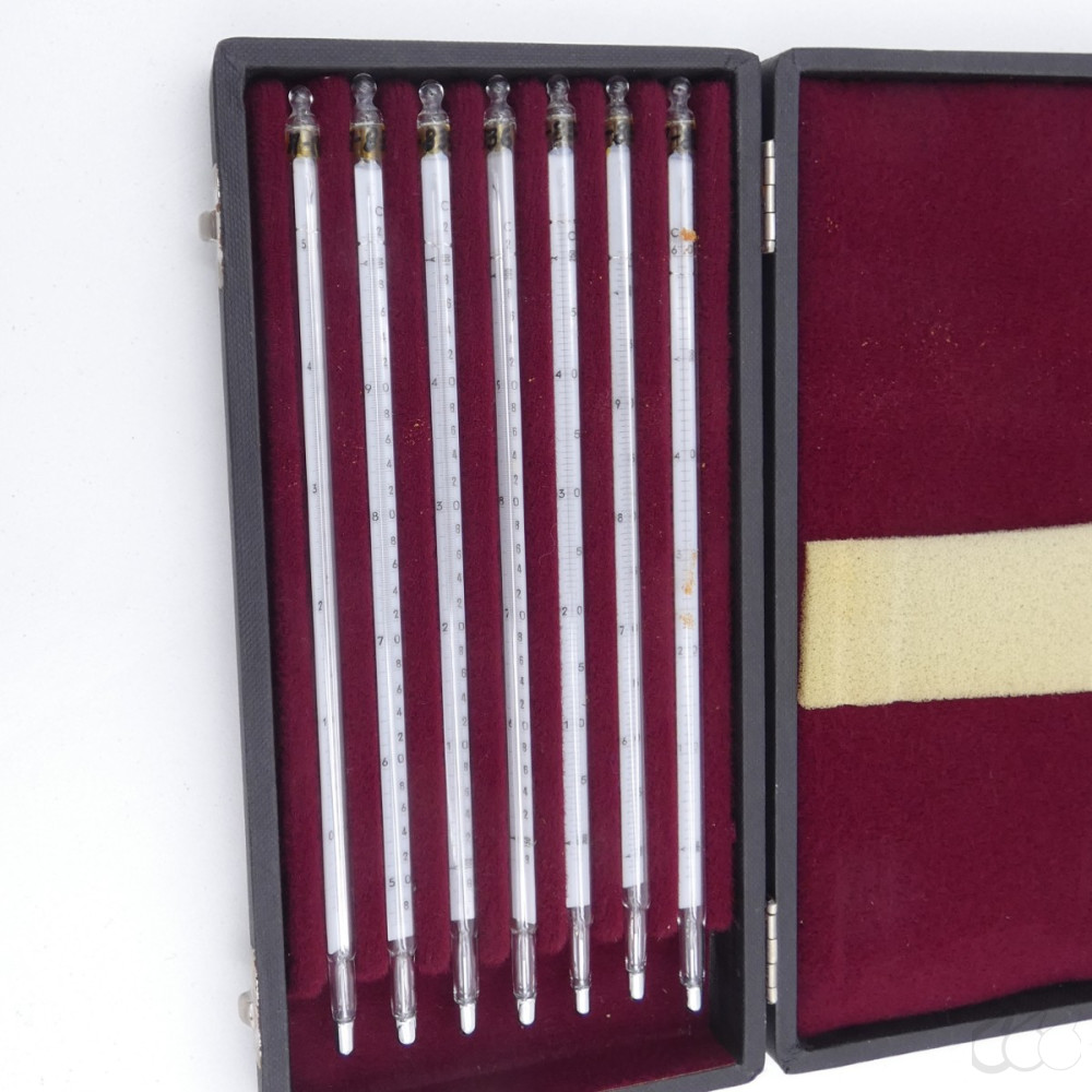 gebrauchter Thermometersatz aus Apotheke,...