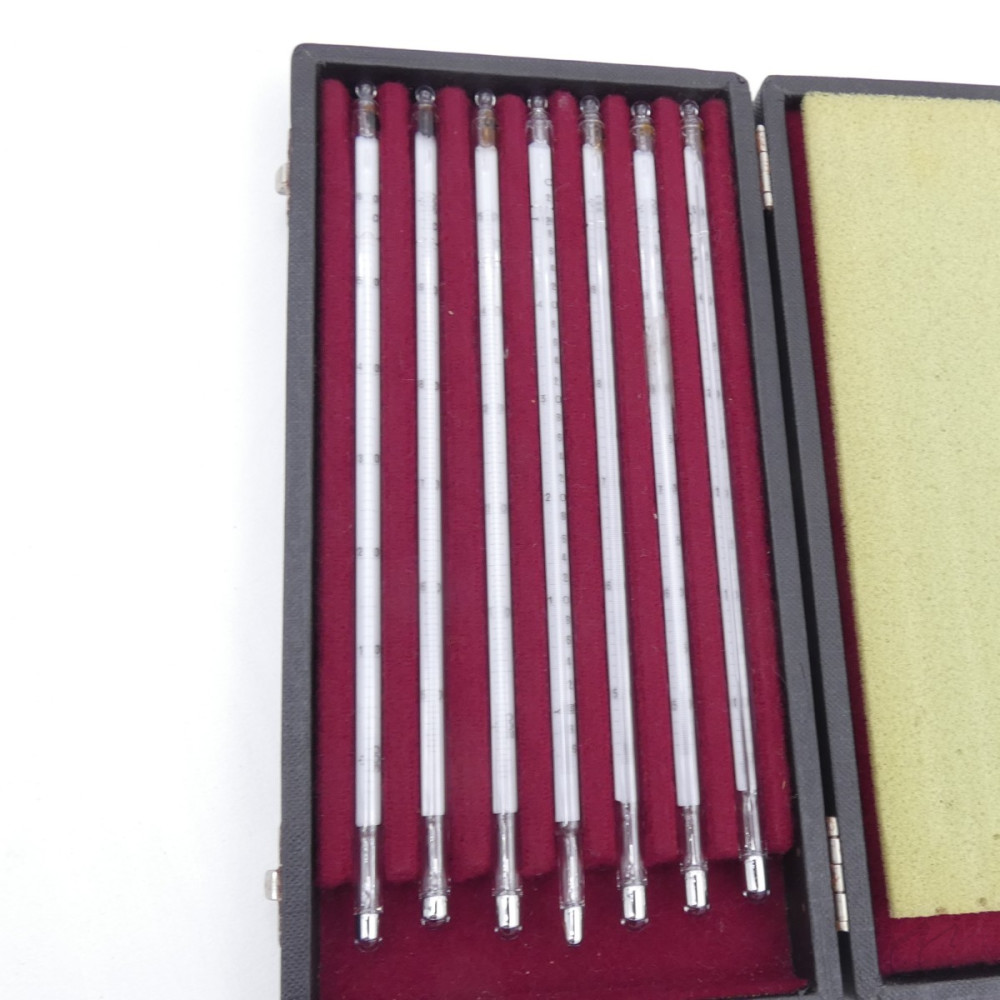 gebrauchter Thermometersatz aus Apotheke,...