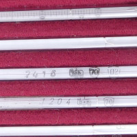 gebrauchter Thermometersatz aus Apotheke, eichfähig, Anschützthermometer 0...360°C (19)