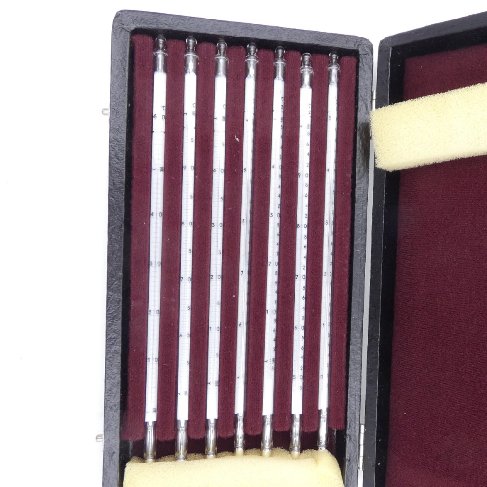 gebrauchter Thermometersatz aus Apotheke,...
