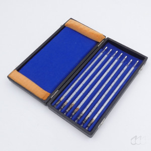 gebrauchter Thermometersatz aus Apotheke, eichfähig, Anschützthermometer 0...360°C (23)