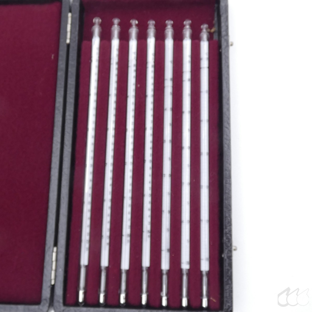 gebrauchter Thermometersatz aus Apotheke,...