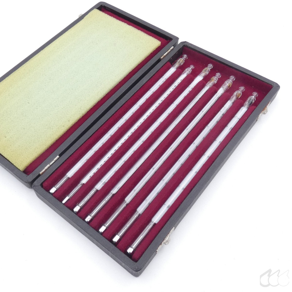 gebrauchter Thermometersatz aus Apotheke,...