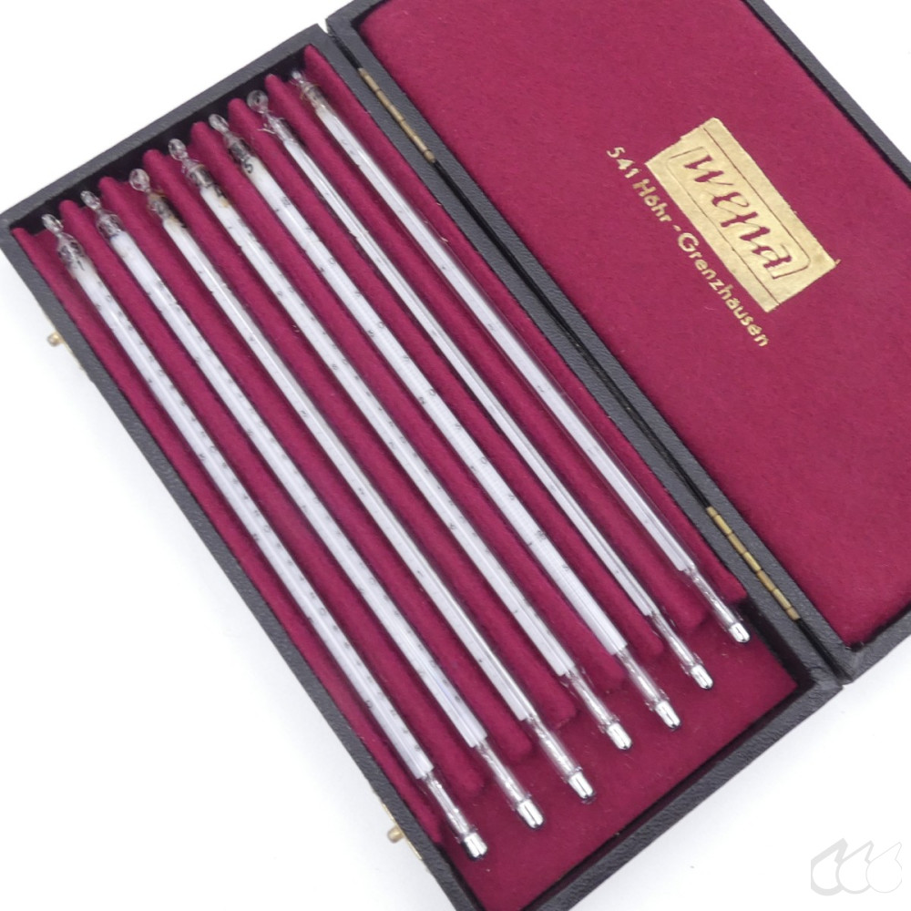 gebrauchter Thermometersatz aus Apotheke,...