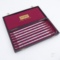 gebrauchter Thermometersatz aus Apotheke, eichfähig, Anschützthermometer 0...360°C (33)