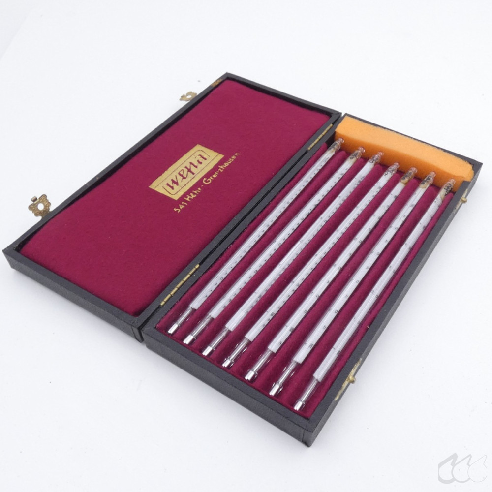gebrauchter Thermometersatz aus Apotheke,...