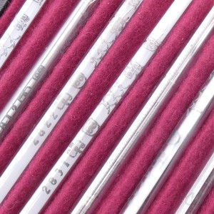 gebrauchter Thermometersatz aus Apotheke, eichfähig, Anschützthermometer 0...360°C (34)
