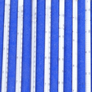 gebrauchter Thermometersatz aus Apotheke, eichfähig, Anschützthermometer 0...360°C (35)