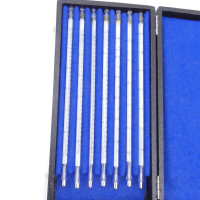 gebrauchter Thermometersatz aus Apotheke, eichfähig, Anschützthermometer 0...360°C (35)