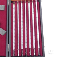gebrauchter Thermometersatz aus Apotheke, eichfähig, Anschützthermometer 0...360°C (36)